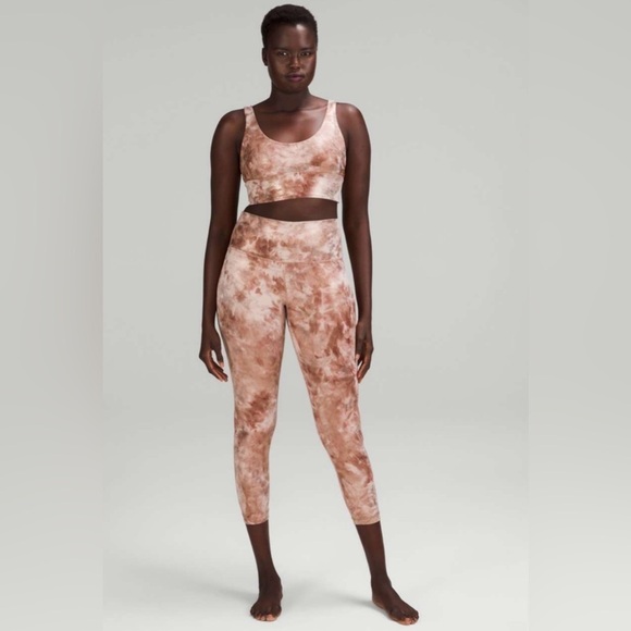 NEW Lululemon Align Shine Sports Bra Diamond Dye Misty Cacao 2 (A/B cup) - Picture 1 of 7